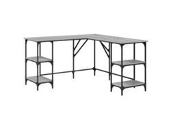 Maison Exclusive - Escritorio Madera De Ingeniería Gris Sonoma 139x139x75 Cm