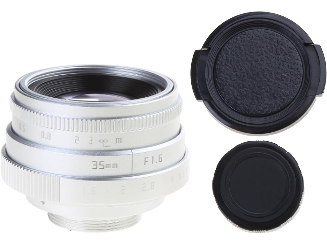Lentes De 35 Mm, 6 Lentes Para Cctv, Anillos Adaptadores, Montura C Para M4 3, Accesorios Para Cámara