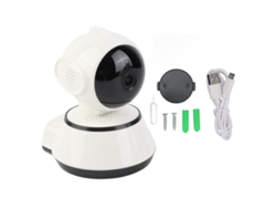 Cámara De Seguridad Para Interiores Con Aplicación De Visualización Wifi De 2,4 Ghz Y Grabación Continua Para Bebés, Perros, Guarderías Y Personas Ma