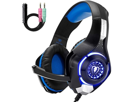 Auriculares Gaming Ps4 Ps5 Xbox One Confort Reducción Ruido Claridad Cristal 3 5 Mm Led Auriculares Profesionales Con Micrófono BISBISOUS
