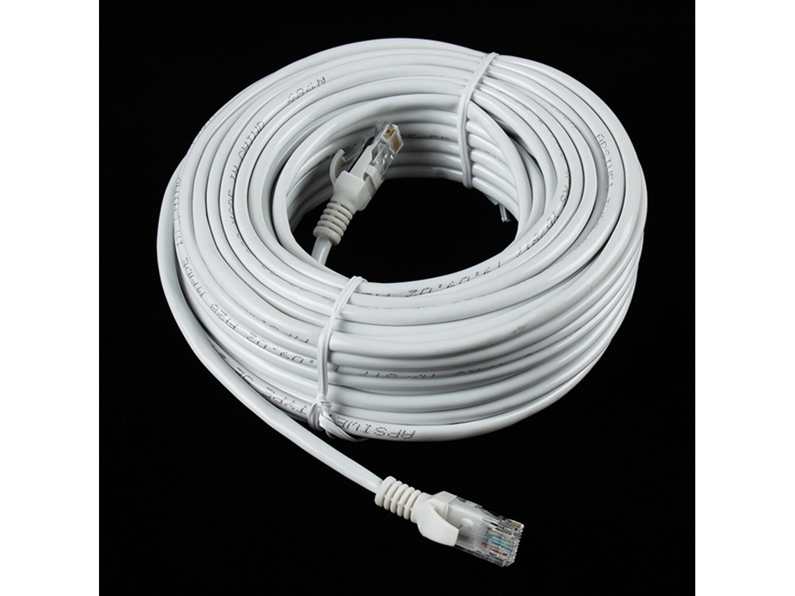 Cable De Red Para Routers Y Cables De Banda Ancha (rj45 - 30 Metros - Gris)