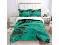 Funda Nórdica Diseño Ropa Cama Estampado Juego Funda Almohada Diseño Microfibra Microfibra 140x200 Cm