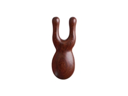 Peine de sándalo y masajeador en forma de cuerno para el cuidado del cabello y la relajación del cuero cabelludo. Múltiples funciones. Tienda Jinyubo.