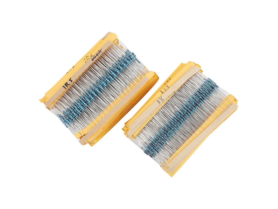 Veloriskku-conjunto De 2600 Resistencias De Película Metálica 1ω-3mω Componentes Electrónicos
