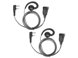 Auriculares para radio dúplex (2 unidades, cable de 1,2 m)