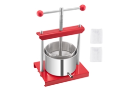 Prensa manual de acero inoxidable Succebuy de 3 l para frutas y vino, ideal para elaborar cerveza casera (0,8 galones)