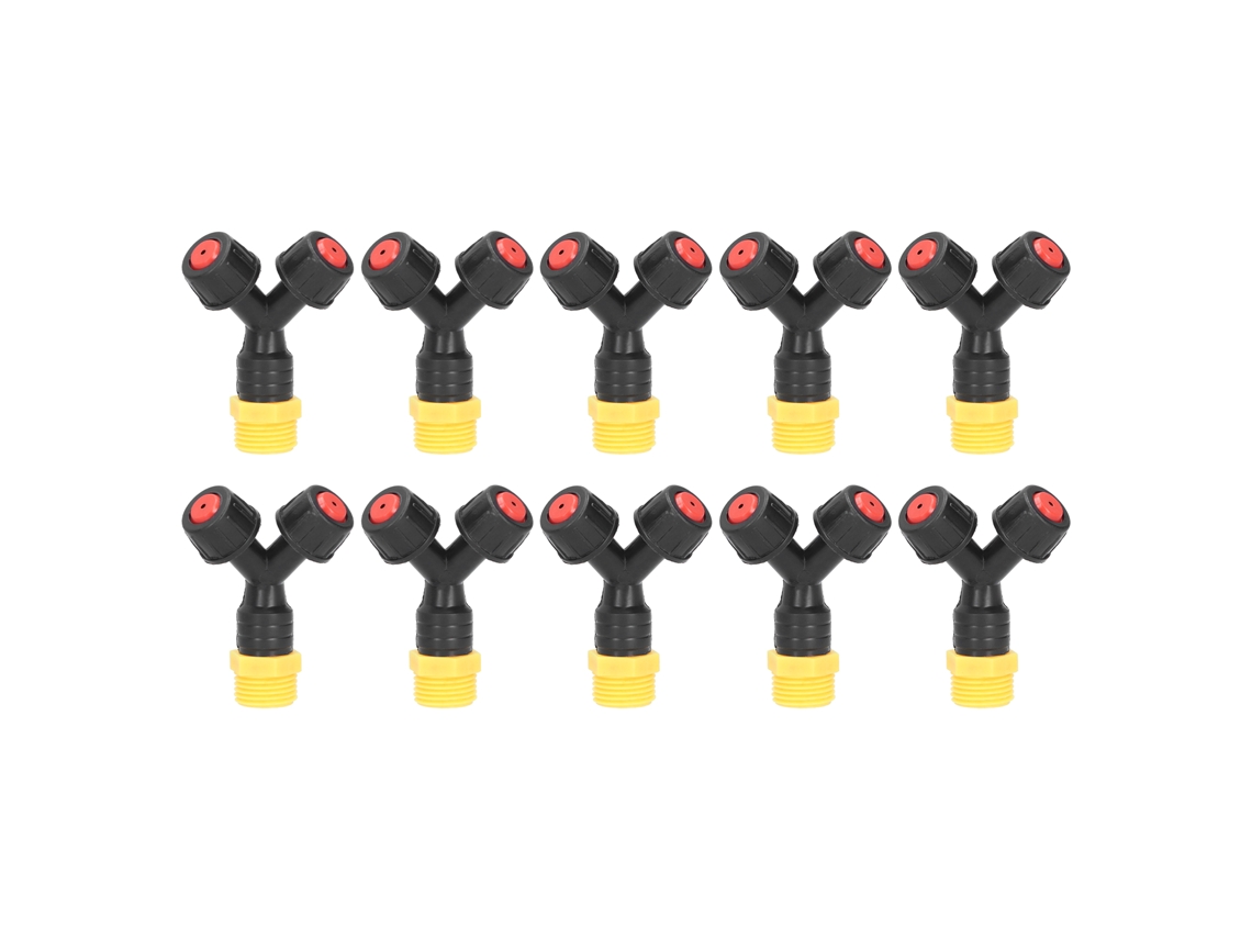 10 Boquillas Atomizadoras Con Rosca Macho G1/2 Para Riego, Agricultura, Jardinería Y Refrigeración.