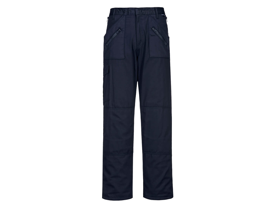 Pantalones de acción con forro cómodo y duradero de Portwest / Azul marino / S