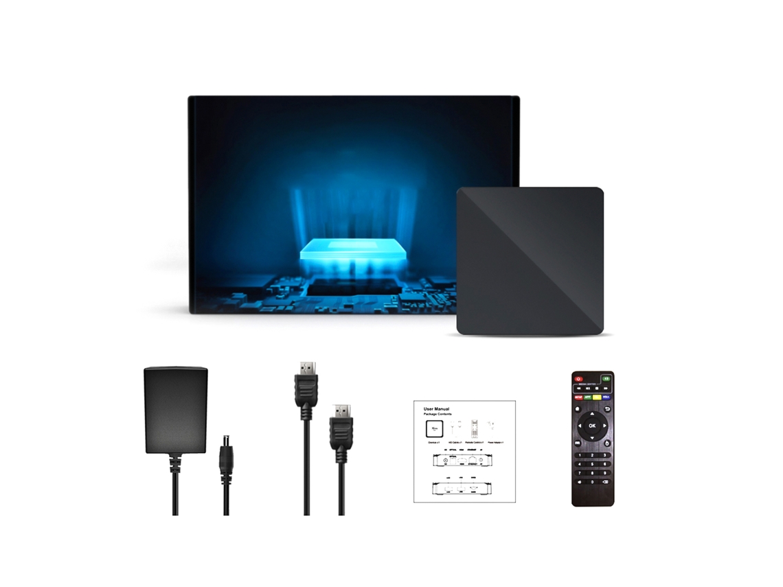 Reproductor Multimedia X96q Pro Smart Tv Box Android 10.0 4k Uhd Con Cable, Wi-fi Allwinner H313, 2.4g Y 5g Y Control Remoto.