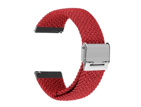 Correa Pulsera Trenzada Flexible para Garmin Forerunner 645 Rojo