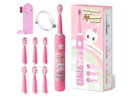 Cepillo de Dientes Eléctrico Criança TRUMSEN Rosa (31000 Rpm - 3 Modos - Recargable)