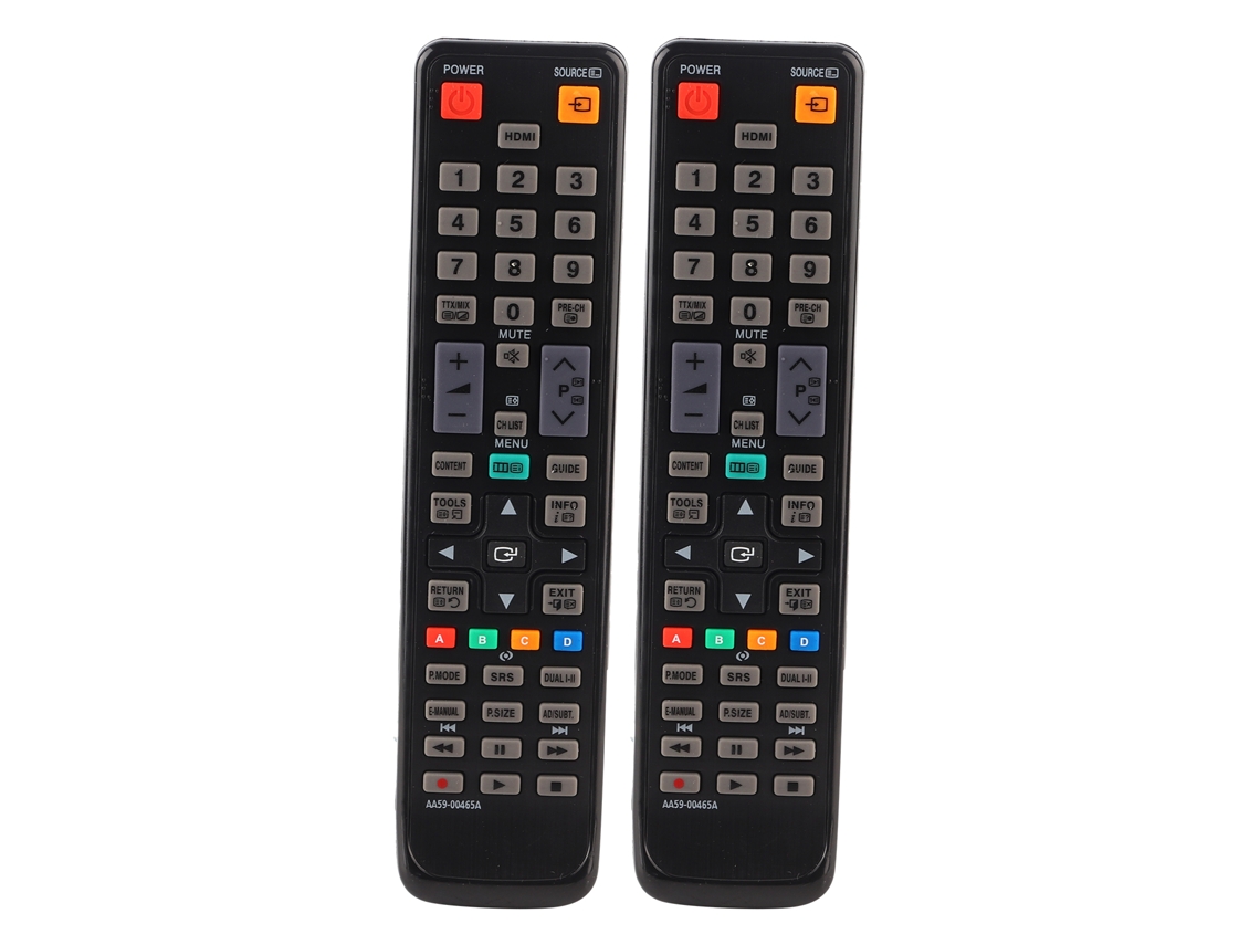 Mando A Distancia Universal De Repuesto Para Televisores Samsung Aa59-00465a (2 Unidades)