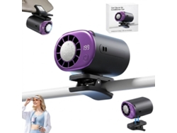 Ventilador de refrigeración para semiconductores con 199 velocidades de precisión y clip de seguridad (morado)