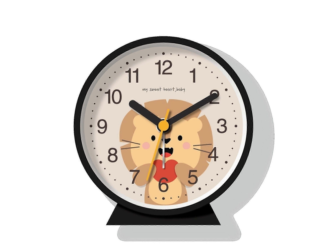 Reloj con forma de conejo GOKOCO con luz nocturna