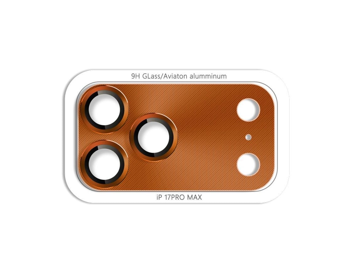 A Película Metálica Para Lentes É Adequada Paracapa Protetora Laranja Com Estampa De Cd Para Iphone 11 Pro Max