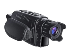 Gafas monoculares de visión nocturna, telescopio monocular infrarrojo HD, cámara de viaje 5x24, telescopio compacto Chennnls negro