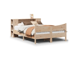 Maison Exclusive - Estructura De Cama Sin Colchón Madera Maciza De Pino 135x190 Cm