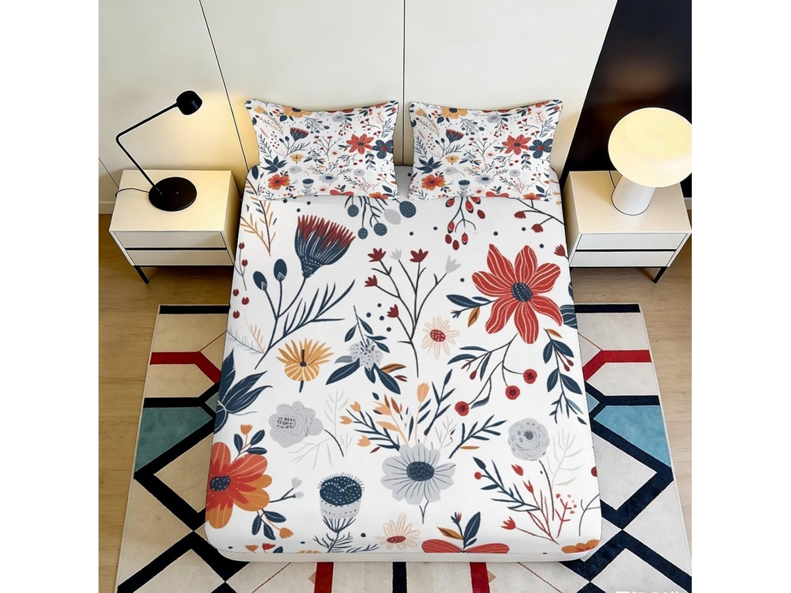 Microfibra Estampado Funda Microfibra Diseño Almohada Juego Color 200x25cm
