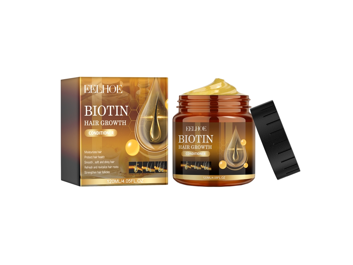 El acondicionador Eelhoe Biotin hidrata el cabello y suaviza el cuero cabelludo.