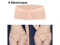 Cinturón atlético sacro ilíaco inferior para pelvis, ajustable en cintura y cadera, talla mediana (albaricoque XL, cintura 95-110 cm)