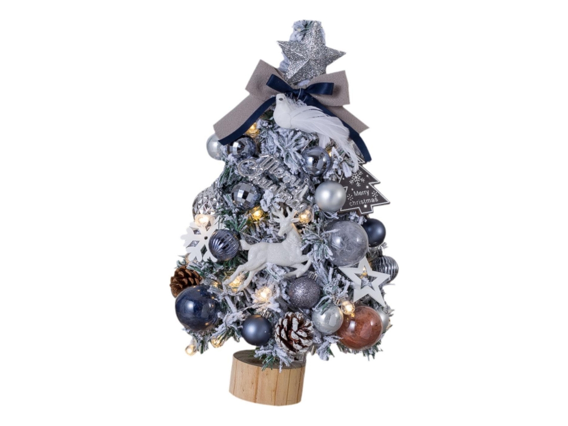 Mini Árbol De Navidad De Escritorio Con Luces Para Bodas,