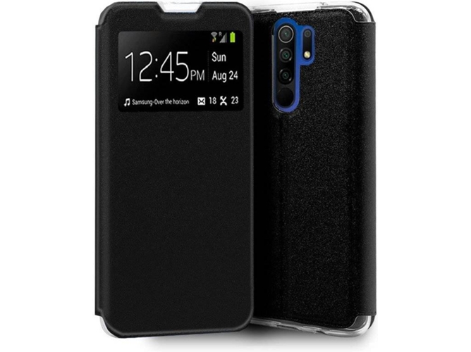Funda Xiaomi Redmi 9 COOL Flip Negro