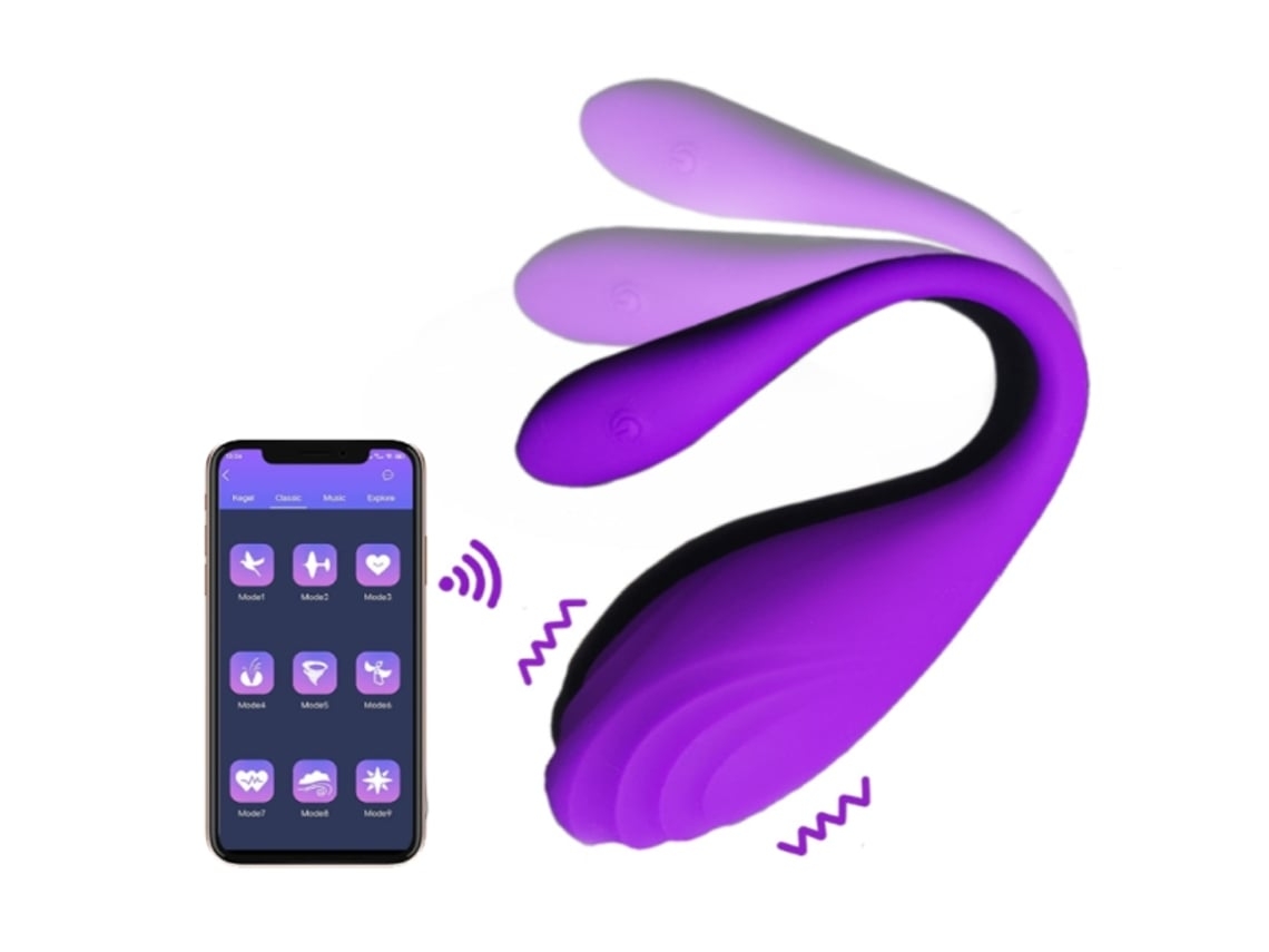 App Control Love Eggs Vibrador de Pareja con 12 Frecuencias y Control Remoto App Juguetes Sexuales Recargables para Mujeres y Parejas YEMAESRE