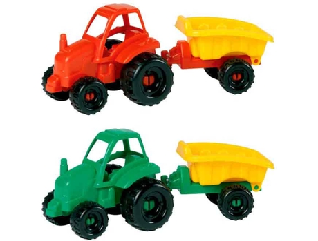 Tractor SMOBY con remolque (Edad Mínima: 1)