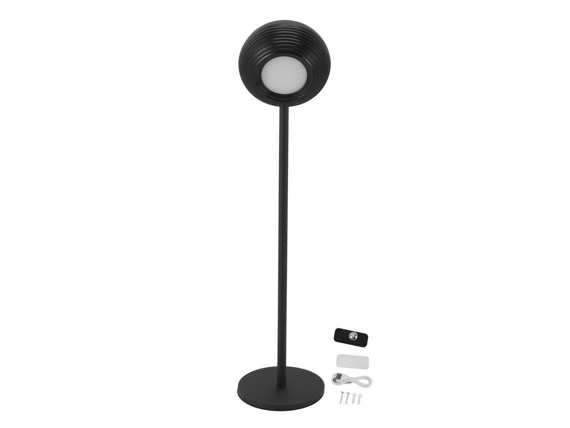 Yncm2026-lámpara De Escritorio Sin Cable Led Giratoria 360° Magnética Táctil Regulable Recargable Usb Para Hogar Negro
