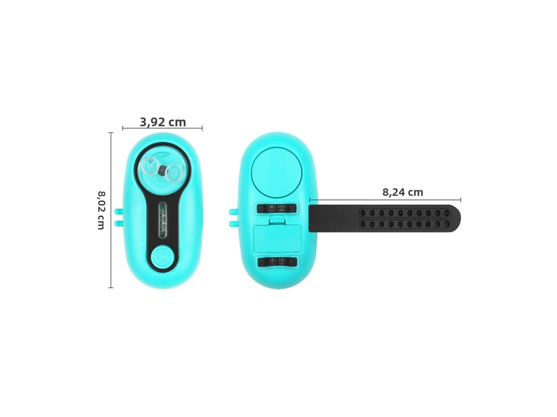 Alarma electrónica para pesca de carpas MDUG con indicador de picada audible y visual (Estilo A, Azul)