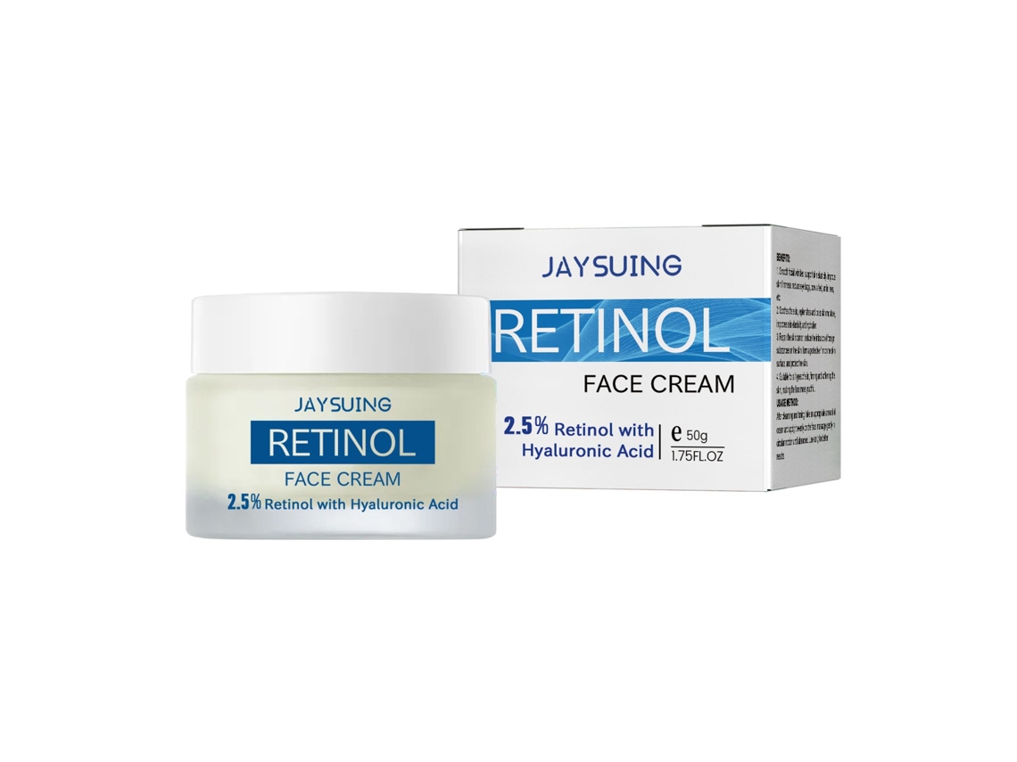 Crema de retinol para reafirmar la piel con resultados rápidos.
