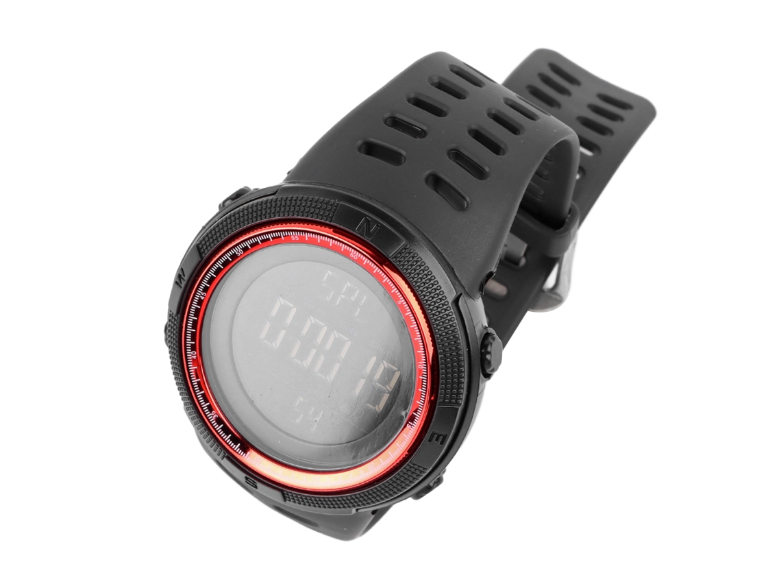 Reloj Deportivo Digital Rojo Para Estudiantes, Resistente Al Agua Y Con Alarma.