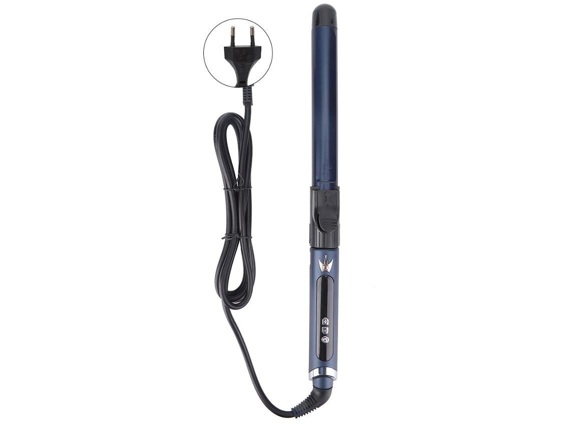 Plancha De Rizado Lcd Pequeña Para Cabello Rizador Herramienta De Estilismo De Cabello Azul