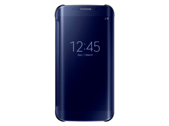 Carcasa SAMSUNG Galaxy S6 Edge Clear View Negro