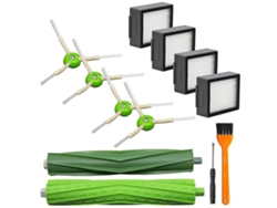 12 piezas para iRobot Roomba I7 E5 E6 I3 Cepillo de Rodillo Filtro y Cepillo Lateral CUICH