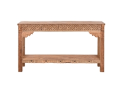 Consola Teca Reciclada Tallado Surtido 140x37x80cm