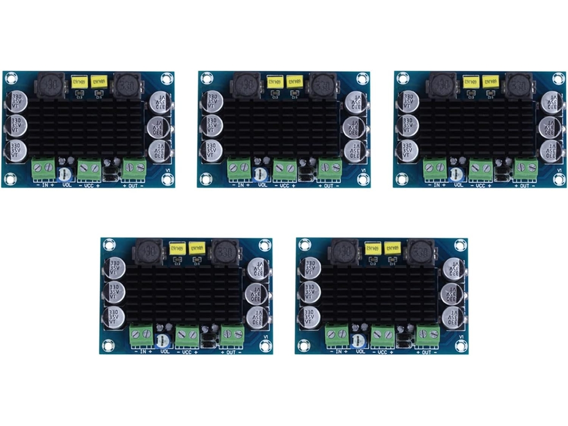 5 Paneles Amplificadores De Audio Digital Mono Tpa3116 D2 De 100 W, 12 V-24 V Cc