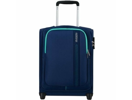 Maleta de Cabina AMERICAN TOURISTER 146677-6636 (Azul - 100 % poliéster - 45 x 36 x 20 cm)