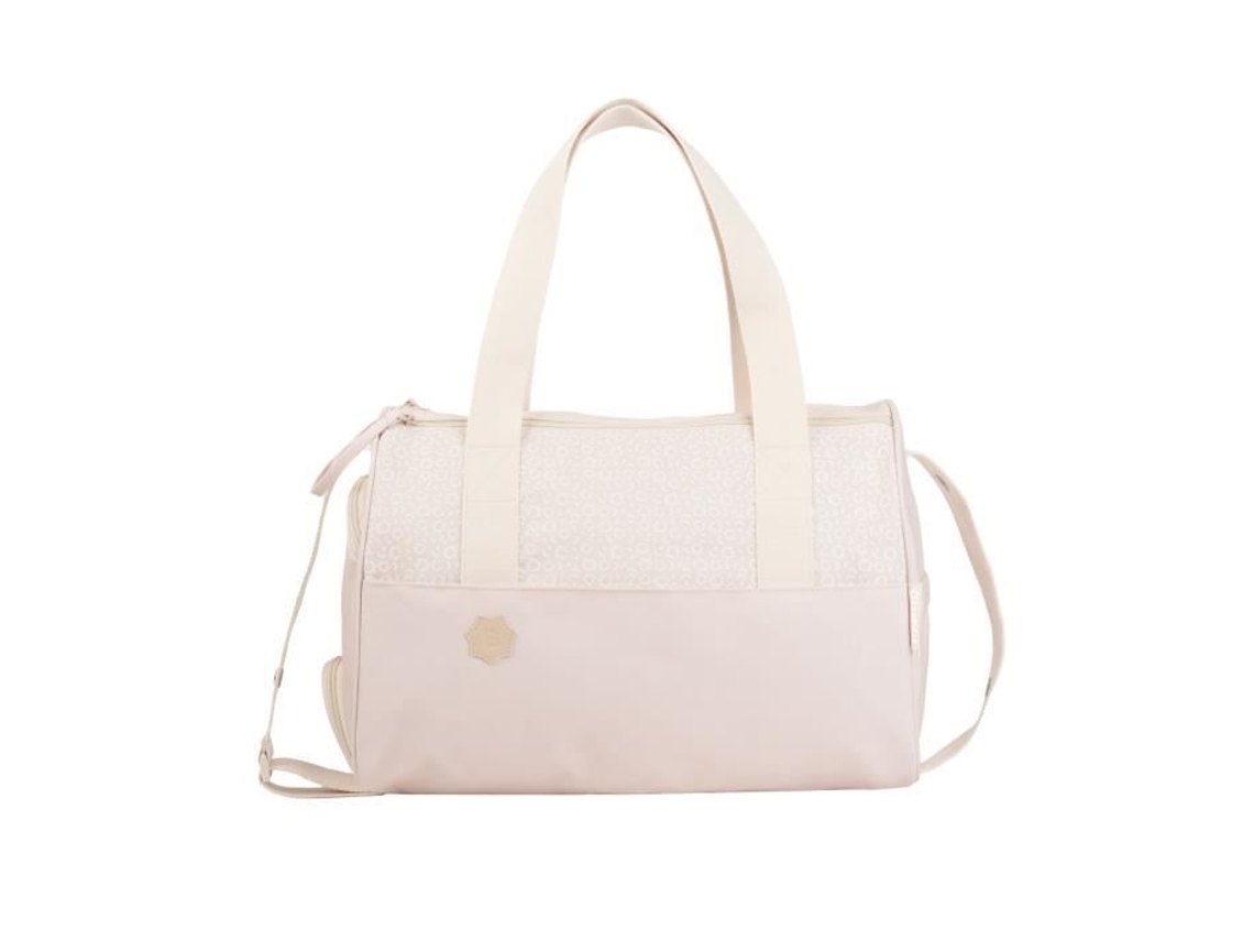 Bolso cambiador de bolsillo, funda aislante, bolsa, fijaciones para cochecito incluidas, color crema Badabulle