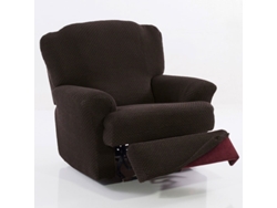 Maxifundas | Funda De Sillón Relax Relive (sillón Relax) | Marron | Alta Elasticidad Y Tacto Suave | Hecho En España.
