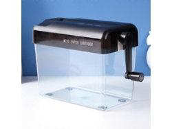 Trituradora manual de hielo raspado Rosewell con manivela, ahorra mano de obra y tapa transparente para bares y restaurantes en casa.