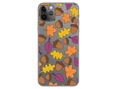 Carcasa iPhone 11 Pro Max (6.5) TUMUNDOSMARTPHONE Dibujos Transparente Multicolor
