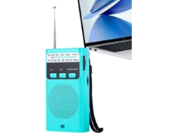 Radio De Bolsillo, Radio Fm Recargable, Dispositivo Electrónico, Dial