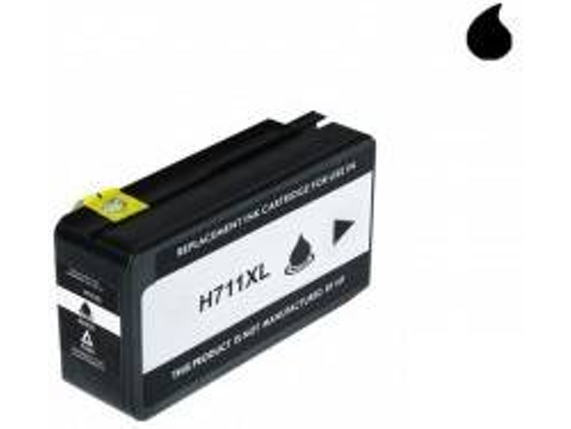 Cartucho de tinta HP IHP-711BK Negro