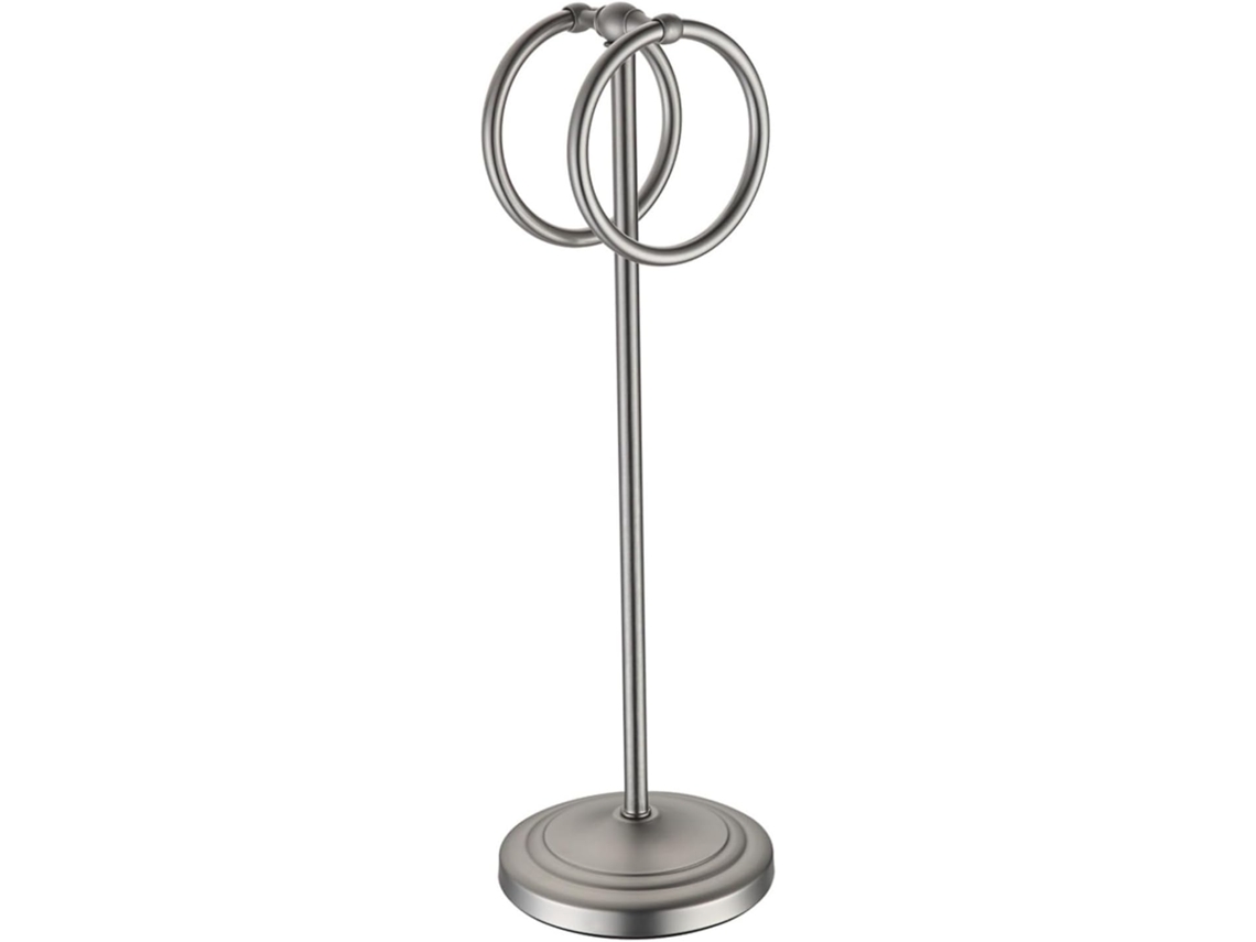 Toallero Doble Móvil Moderno Y Elegante De Acero Inoxidable Para Baño.