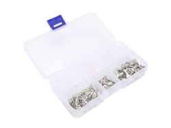 Kit Omni de 150 terminales de presión aislados de 2,8/4,8/6,3 mm para conectores de cables eléctricos.