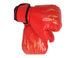 Yncm-guantes De Boxeo Para Niños, Para Entrenamiento Profesional, Para Jóvenes, De Pu Grueso, Color Rojo