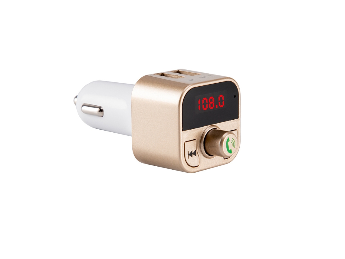 Transmisor Fm Para Coche Doble Usb Bluetooth 4.1 - Kit Manos Libres Carrdor Para Coche, Transmisor Fm, Reproductor Mp3*