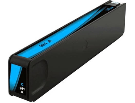 Cartucho para Hp 981a/981x Cian pigmentada j3m68a/l0r09a