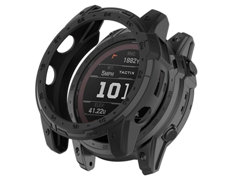Caja de reloj Garmin Enduro2 / Tactix7 Armor Hollow TPU (negro)